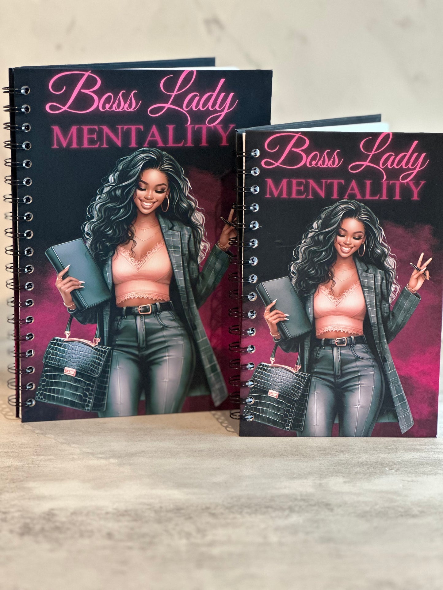 Boss Lady Mentality Daily Planner Matte Hard Cover