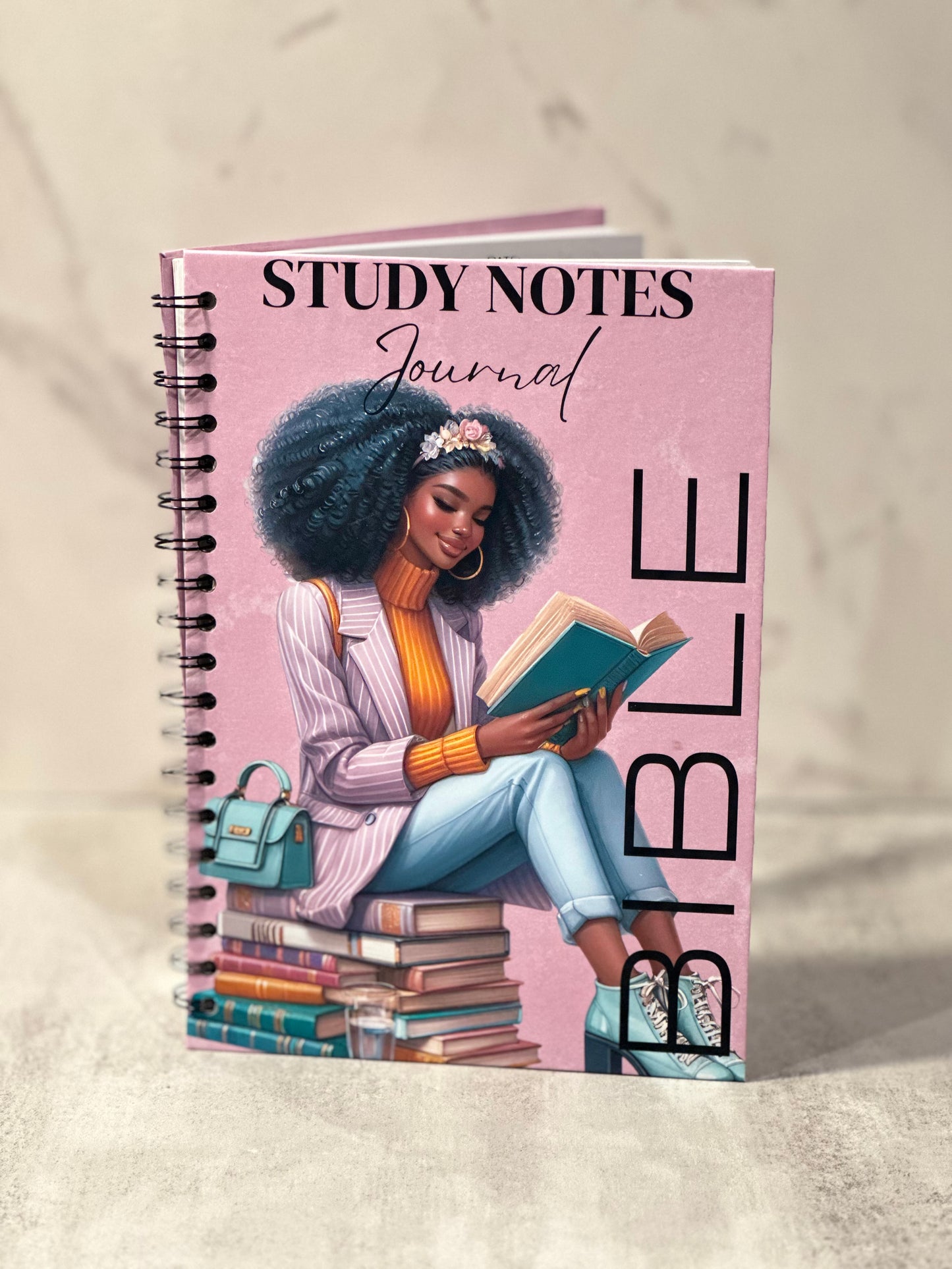 Bible Study Notes Journal Matte Hard Cover