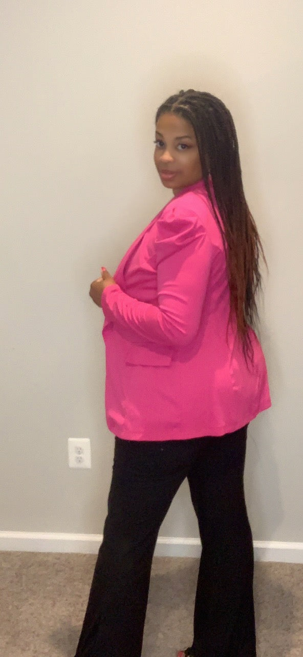 The Puff Girl Blazer (Pink)