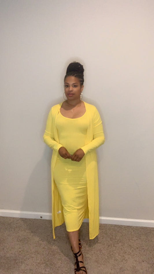 The Brooklyn Dress Set (Yellow)