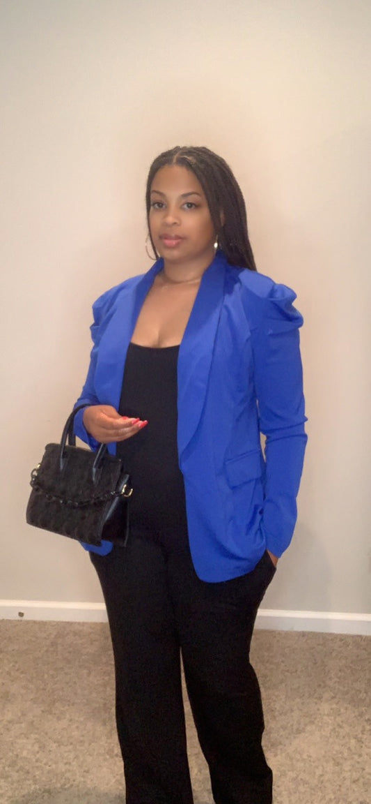 The Puff Girl Blazer (Blue)