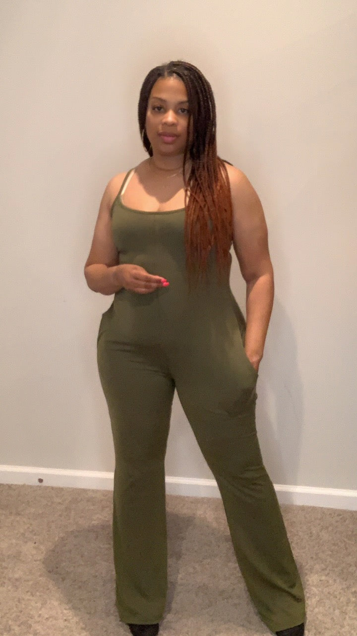 The Geffri Jumpsuit (Olive)