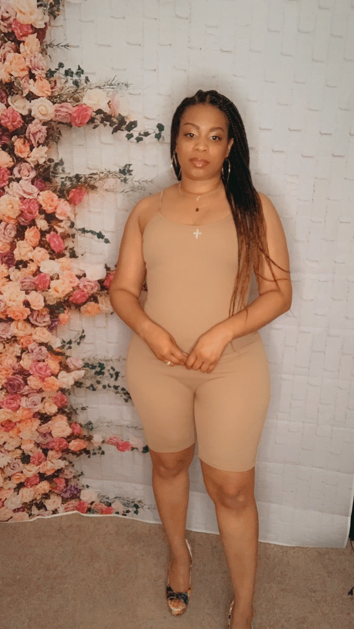 The Chantel (Brown) Romper