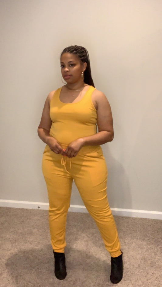 The Kyla Jogger Set (Mustard)